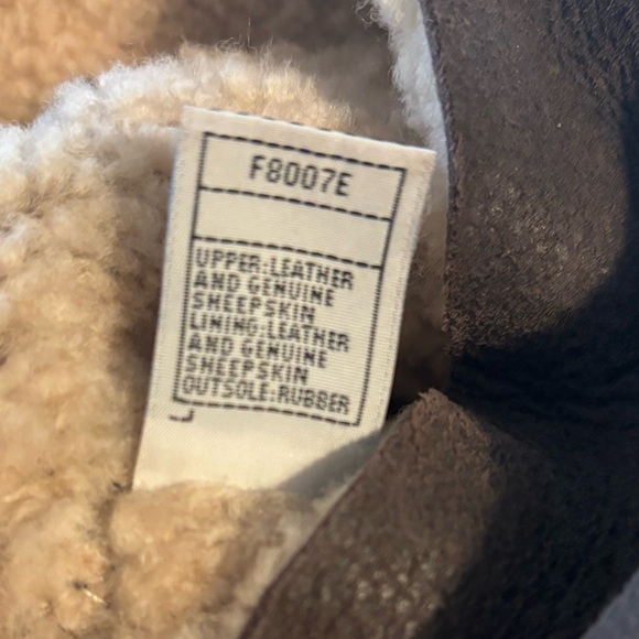 UGG Sandra Boots Suede & Shearling Tall - Picture 7 of 8